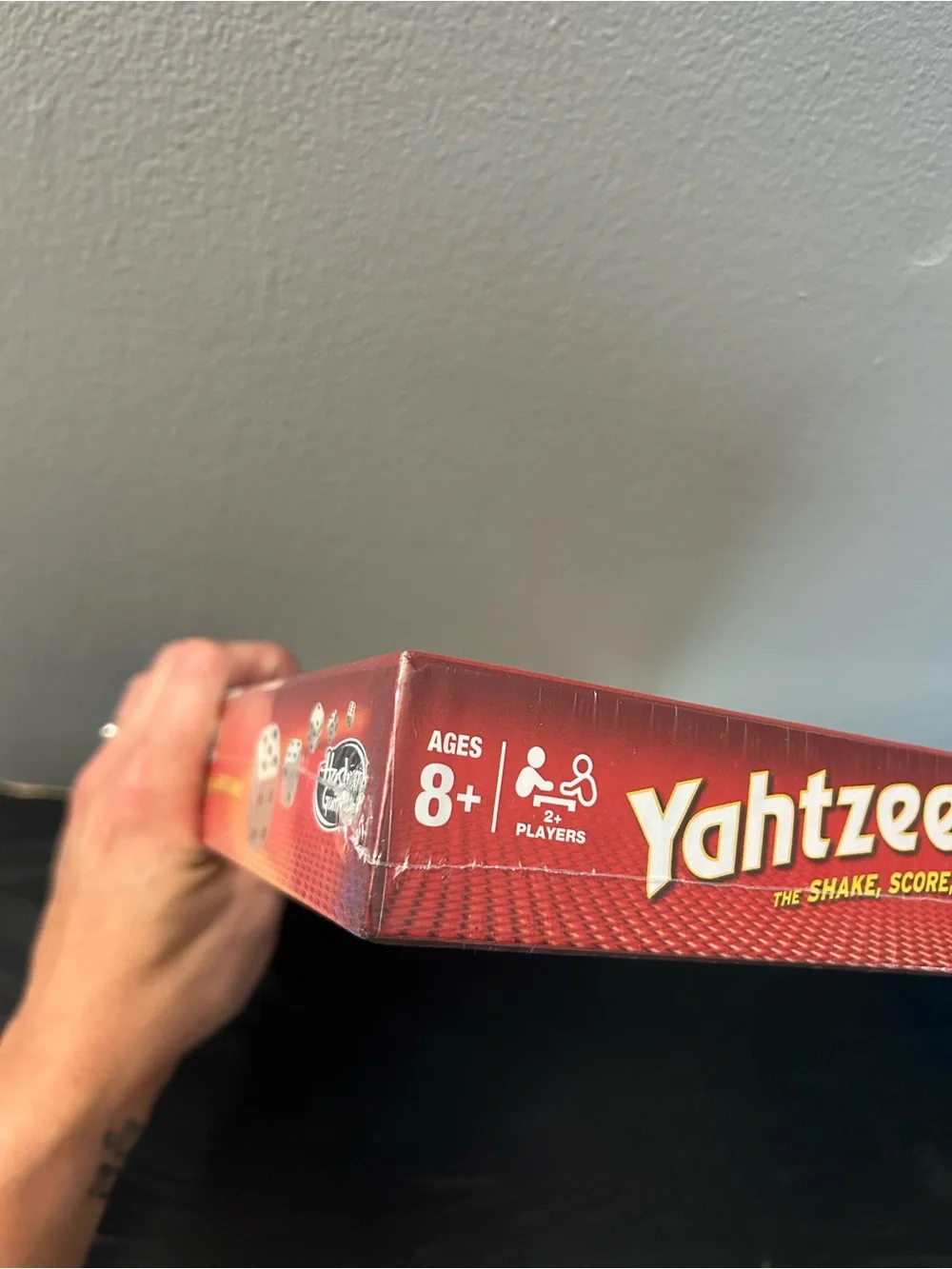 Hasbro Yahtzee Game - Red and White